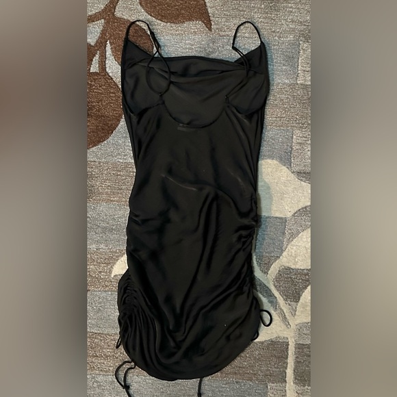 Intimately Free People Day To Night Convertible Mini To Midi Black Slip Dress - Picture 6 of 15